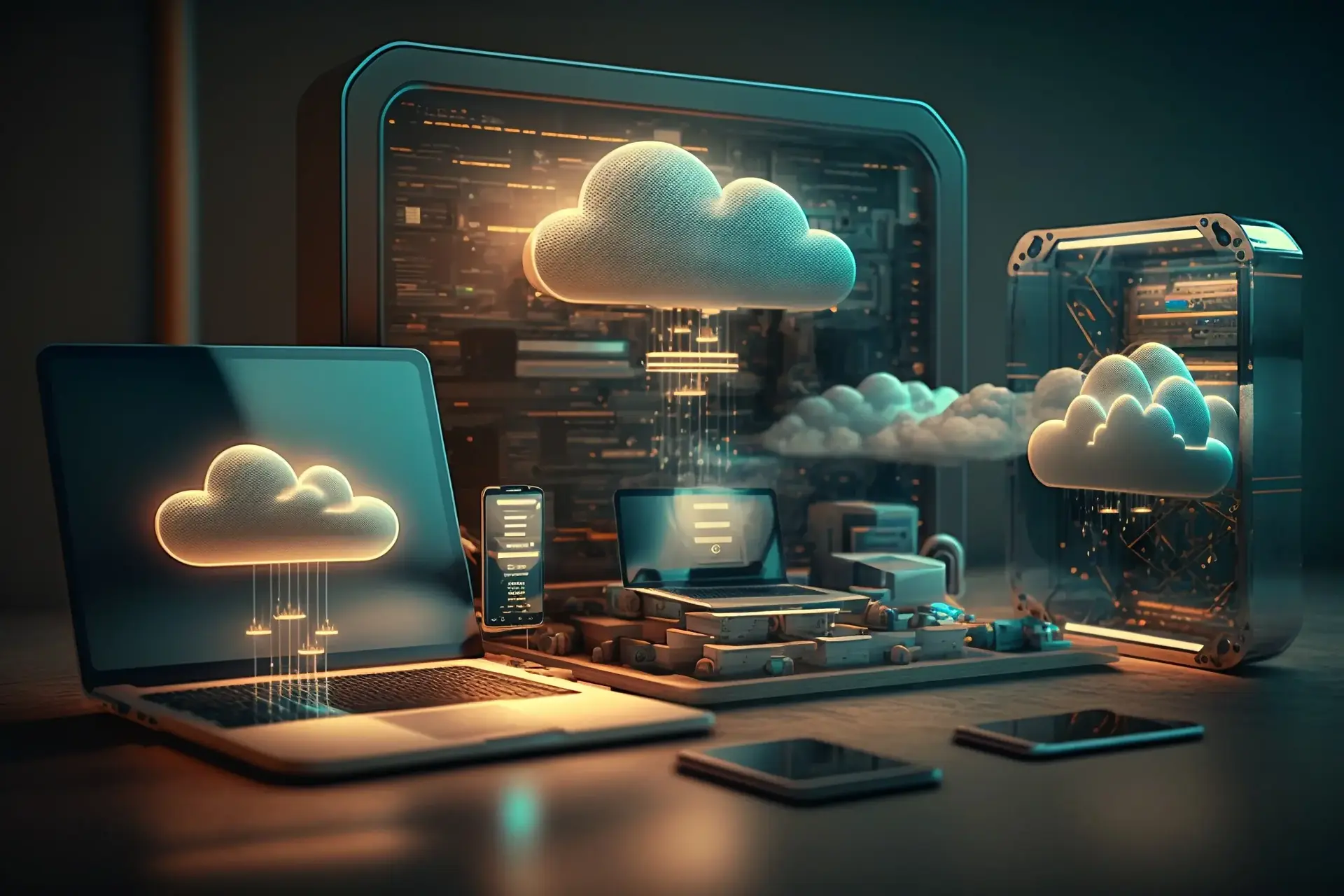 مطور تطبيقات سحابية متكاملة مع واجهات المستخدم